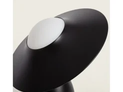 Lámpara de Mesa Madera Raisa Negro