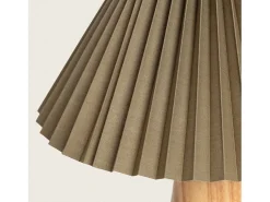 Lámpara de Mesa Madera Willow Verde Caqui