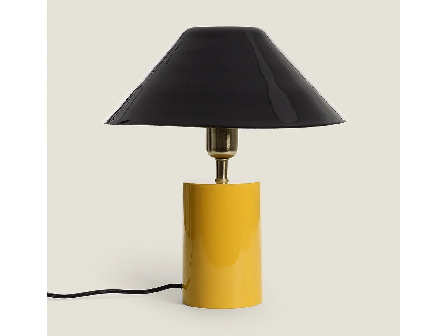 Lámpara de Mesa Metal Brijesh Amarillo