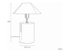 Lámpara de Mesa Metal Brijesh Negro
