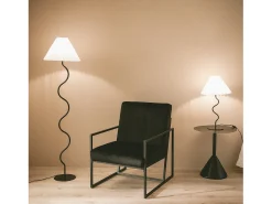 Lámpara de Mesa Metal Denahi Blanco