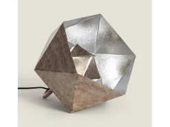 Lámpara de Mesa Metal Elia Plateado