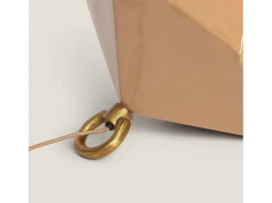 Lámpara de Mesa Metal Gold Elia Beige