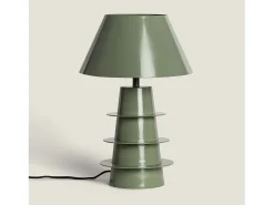 Lámpara de Mesa Metal Kadrina Verde Caqui