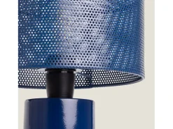 Lámpara de Mesa Metal Kondavil Azul