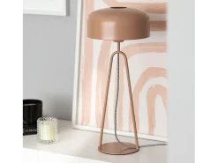 Lámpara de Mesa Metal Luca Beige