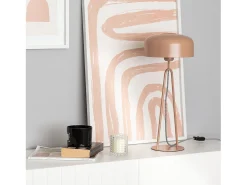 Lámpara de Mesa Metal Luca Beige