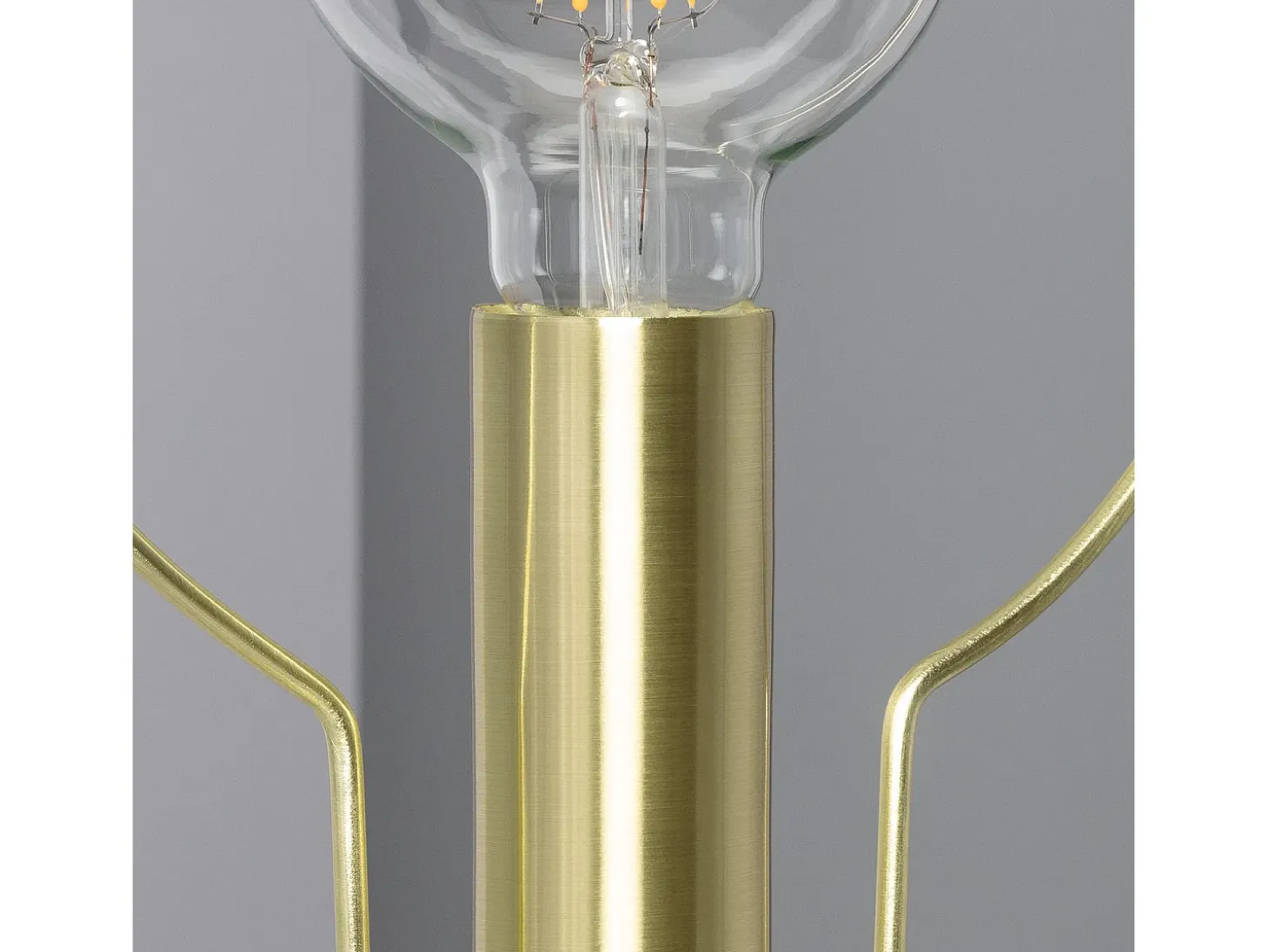 Lámpara de Mesa Metal Otos Dorado