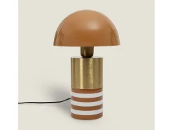 Lámpara de Mesa Metal Tanev Darpan Naranja