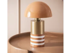 Lámpara de Mesa Metal Tanev Darpan Naranja