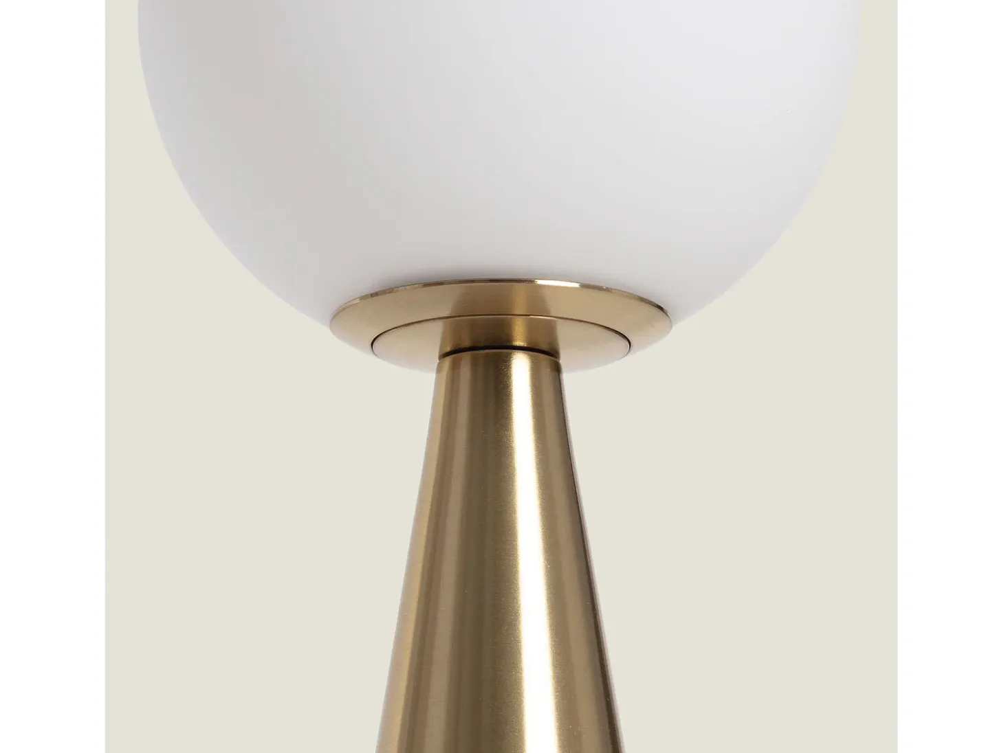 Lámpara de Mesa Metal y Cristal Hipias Dorado
