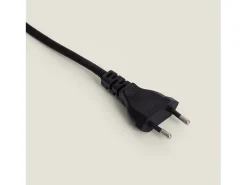 Lámpara de Mesa Metal y Tela con Puerto USB e Interruptor Táctil Malena Negro