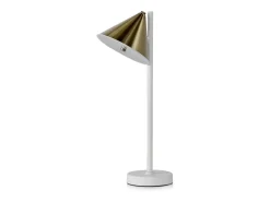 Lámpara de mesa metálica