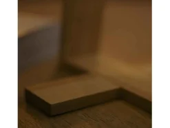 Lámpara de Mesa Nuts E27 Blanca Diseño Escandinavo Moderno - Madera Natural - Garantía de 5 Años