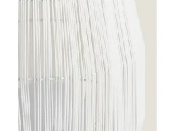 Lámpara de Mesa para Exterior Ratán Annecy Blanco