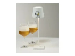Lámpara de mesa Poldina Pro Peanuts - Friends recargable y regulable con batería de hasta 12 horas. Para uso exterior IP65