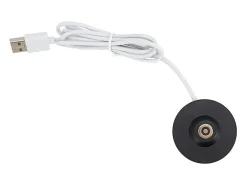 Lámpara de mesa recargable Zafferano Angelina: inalámbrica, cabezal ajustable, control táctil, diseño interior moderno, color blanco
