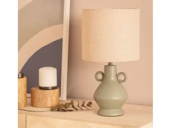 Lámpara de Mesa Resina Moudrost Verde Celadón