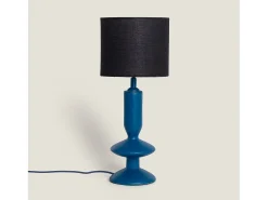 Lámpara de Mesa Resina Tinola Daleth Azul