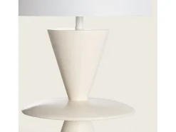 Lámpara de Mesa Resina Wismar Blanco Roto