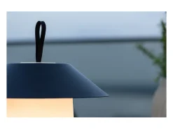 Lámpara de mesa Rubu LED para exterior color negro.