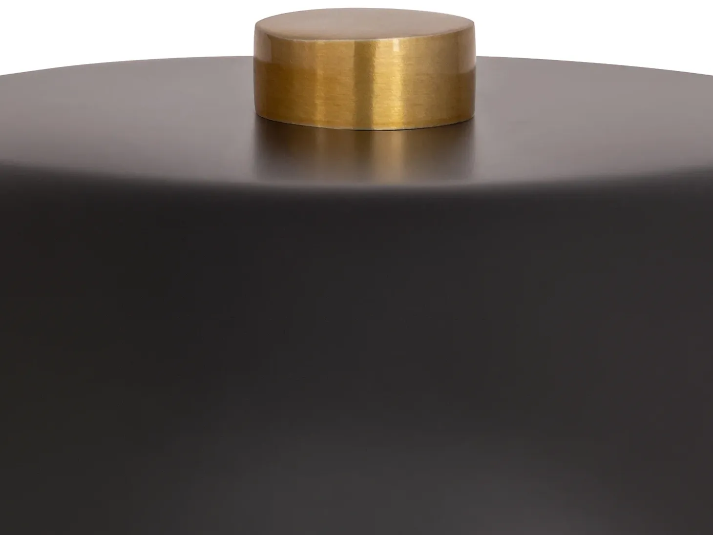 Lámpara de mesa seta de metal, D. 26 x A. 39 cm, negro, WINDY