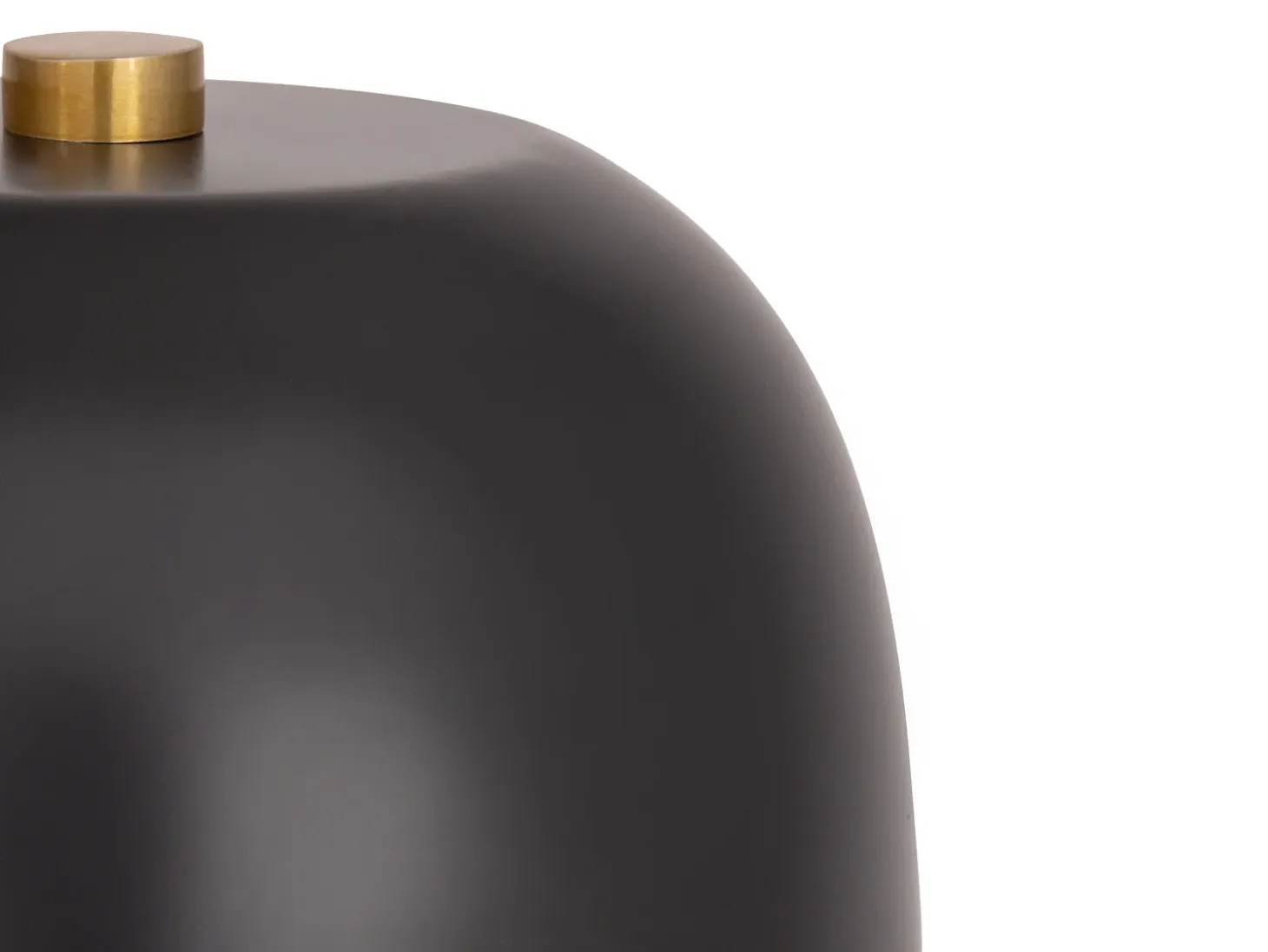 Lámpara de mesa seta de metal, D. 26 x A. 39 cm, negro, WINDY