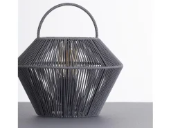 Lámpara de Mesa Shaoran Gris 24x24x25cm 7hSevenOn Deco