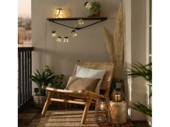 Lámpara de Mesa Solar Exterior LED Raikot Natural