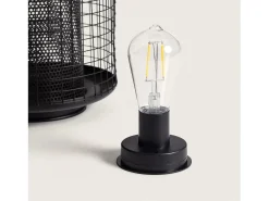 Lámpara de Mesa Solar Exterior LED Junín Negro