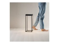 Lámpara de mesa solar y recargable CAGE de Perenz Gris Oscuro H50cm