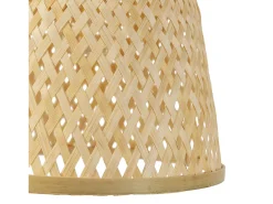 Lámpara de mesita Sakura de Bambú, diametro 55 cm