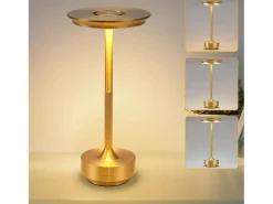 Lámpara de noche inalámbrica Nettlife con pilas - Lámpara de mesa LED táctil regulable (paquete de 2) con batería recargable por USB