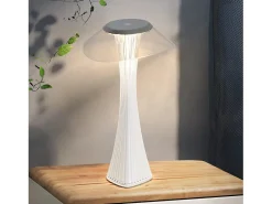 Lámpara de noche LED NETTLIFE táctil regulable USB con 3 niveles de brillo Lámpara de mesa para dormitorio