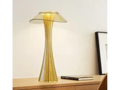 Lámpara de noche LED NETTLIFE moderna, regulable, USB, con 3 niveles de brillo, lámpara de mesa