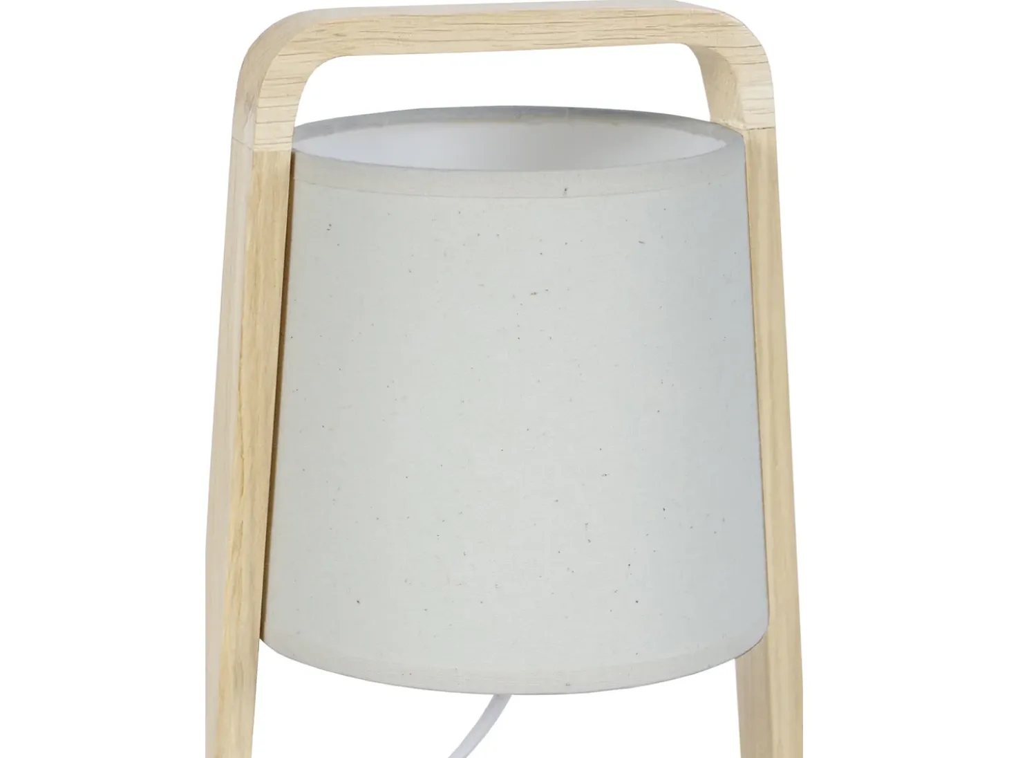Lámpara de noche TOSEL ,madera,natural,A32,5xD19xP19 cm