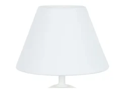 Lámpara de noche TOSEL ,madera,Blanco ,A22xD16xP16cm