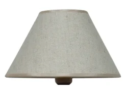 Lámpara de noche TOSEL ,madera,nogal,A47xD 18xP18cm