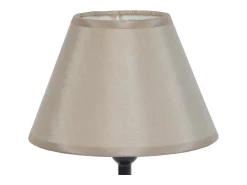 Lámpara de noche TOSEL ,madera,nogal,A22xD 16xP16cm