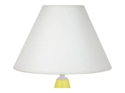 Lámpara de noche TOSEL ,madera,AMARILLO,A32xD22xP22cm