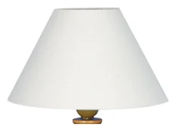 Lámpara de noche TOSEL ,madera,nogal, A 40x D25xP25cm