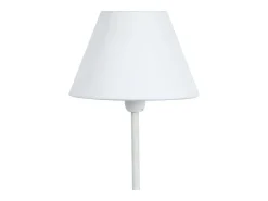 Lámpara de noche TOSEL ,metal,Blanco ,A22xD16xP 16cm