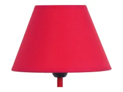Lámpara de noche TOSEL ,metal,Rojo,A29xD16xP16 cm