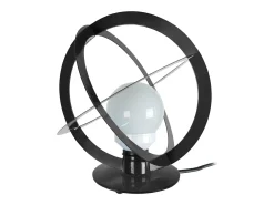 Lámpara de noche TOSEL ,metal,Negro ,A29xD28xP28cm