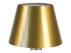 Lámpara de noche TOSEL ,metal,Dorado ,A29x D18xP18cm