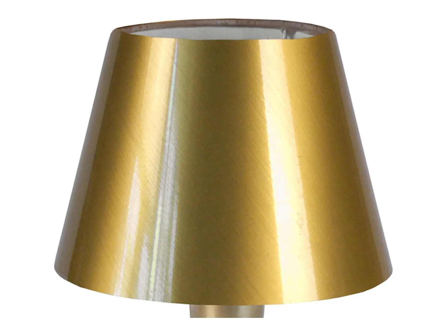 Lámpara de noche TOSEL ,metal,Dorado ,A29x D18xP18cm