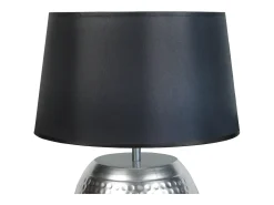 Lámpara de noche TOSEL ,metal,Cromo,A37xD30xP30cm