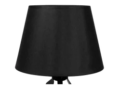 Lámpara de noche TOSEL ,metal,Negro ,A 39xD18xP18cm