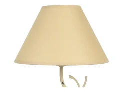 Lámpara de noche TOSEL ,metal,Beige ,A47xD30xP30cm