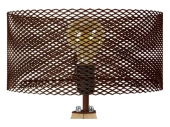 Lámpara de noche TOSEL ,metal,natural,A40xD26xP26cm